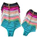 Calcinhas Cintura Alta Luxo Pacote Com 15 – Microfibra Confort Premium